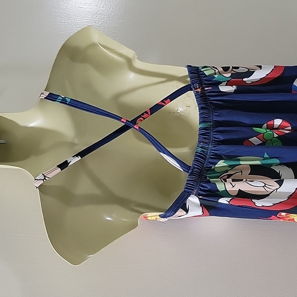 Mickey Mouse Joy to the World Women's Sleeveless short Dress - Picture 5 of 7